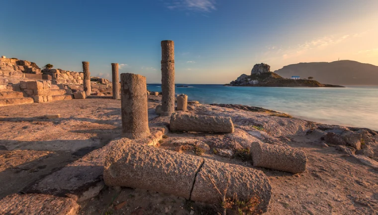 Kos, Kefalos, Agios Stefanos, ruiny miasta